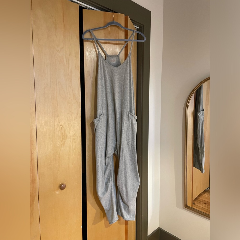 Free People Hot Shot Onesie Heather Gray - SOLD OUT ONLINE